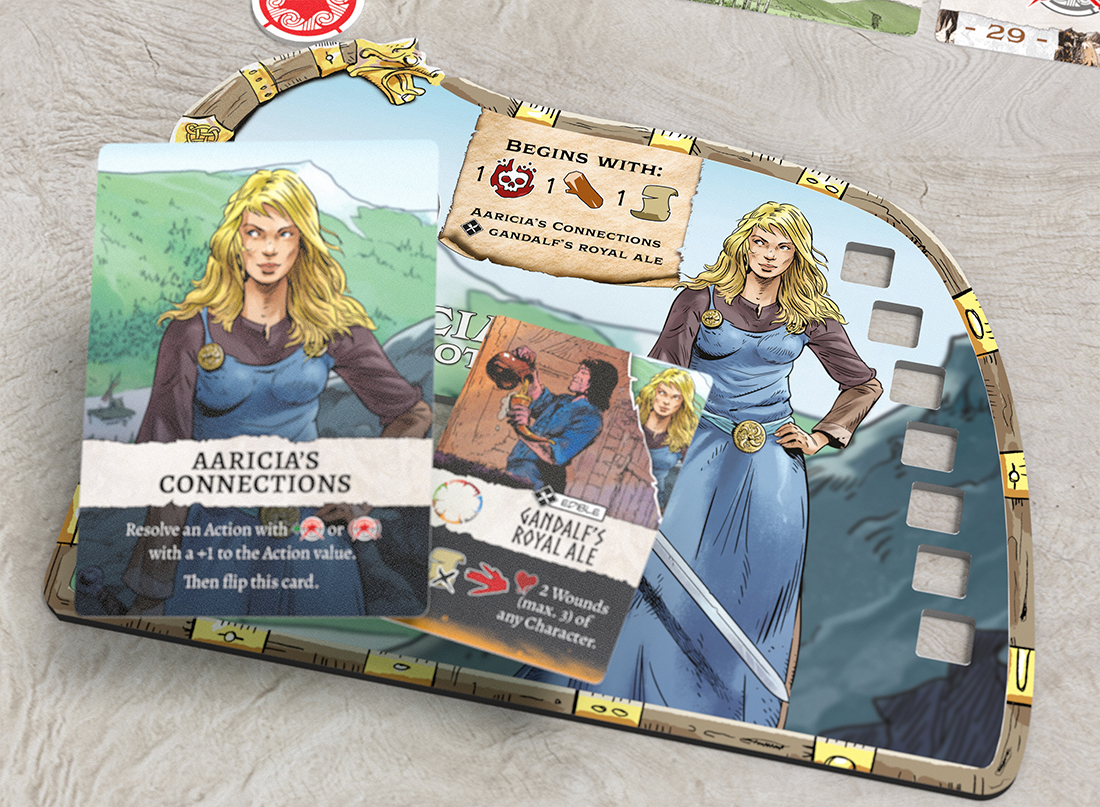 Portal Games Scatola Promo Thorgal: Espansione Con Miniature Animali, Gettoni In Legno E Dadi, Per 1-4 Giocatori, 14+