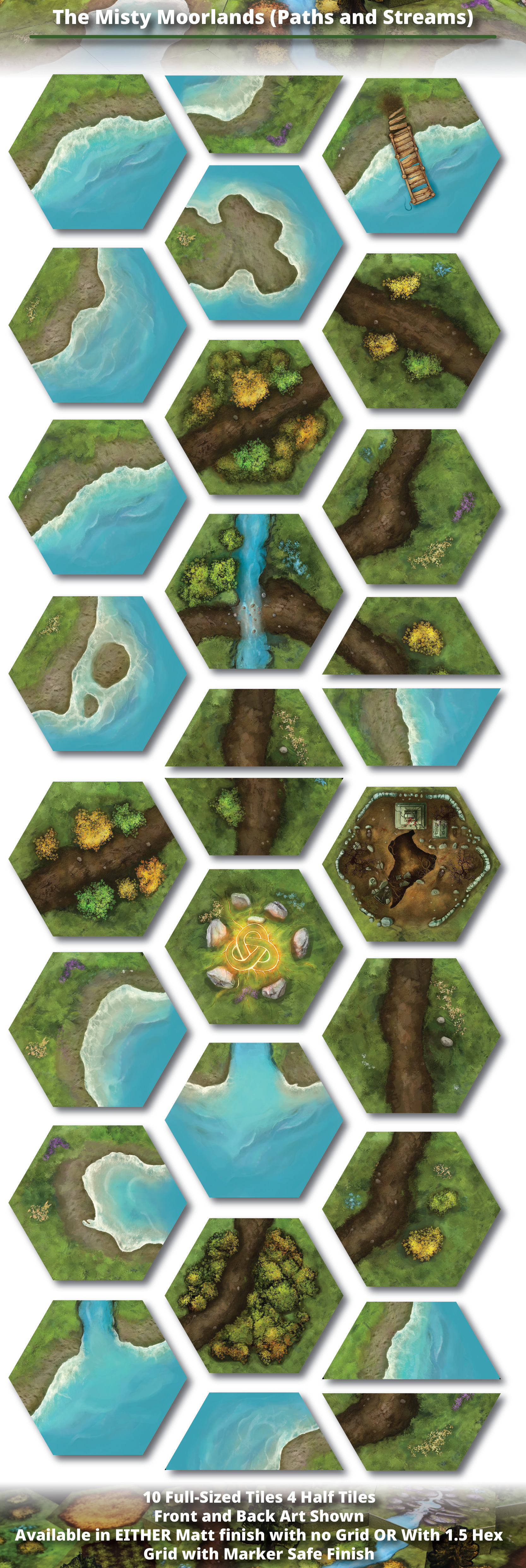 TerraTiles: Hexagon Terrain Tiles for RPGs and Wargames by Ravenkeep ...