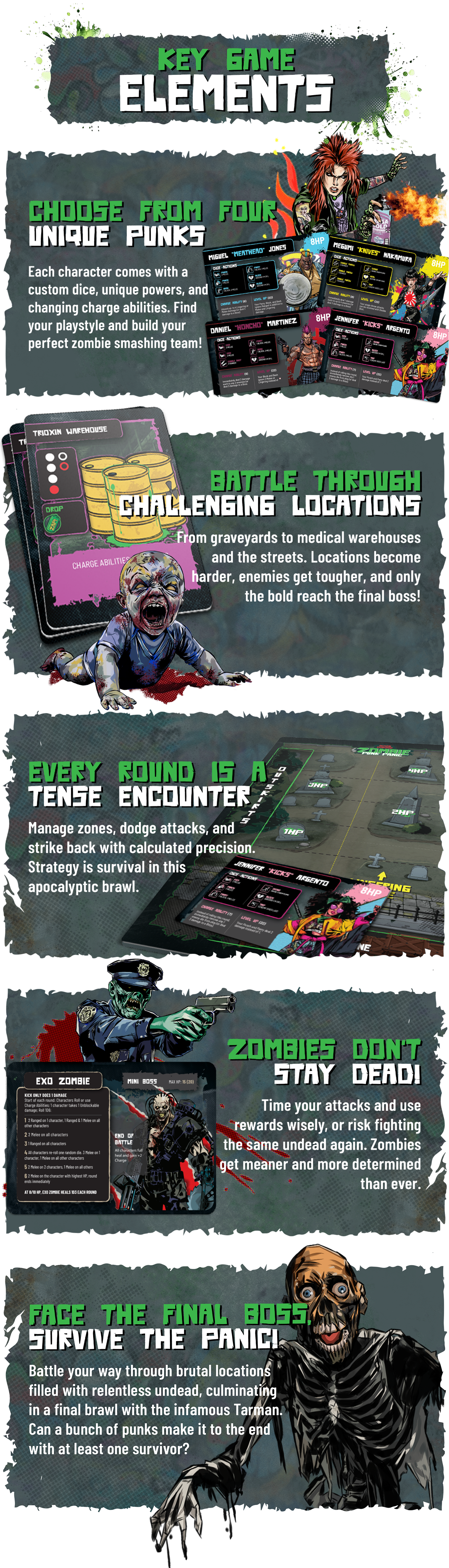 Return of the Living Dead's Zombie Punk Panic by Evil Genius Games ...