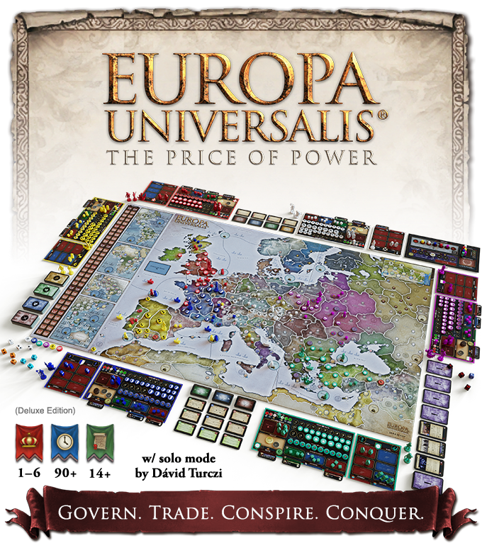 Europa Universalis: The Price of Power, Board Game