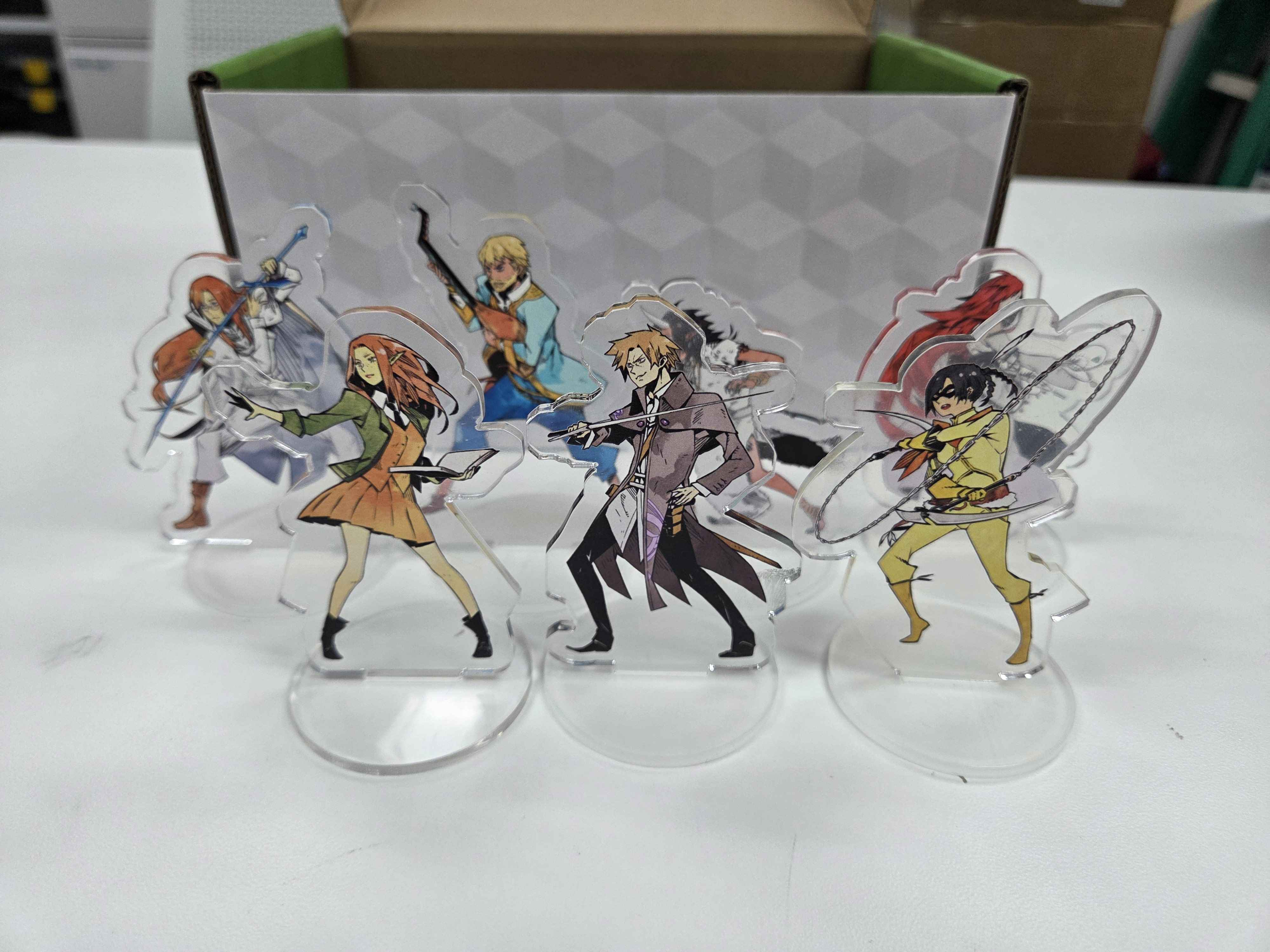 Exceed: Seventh Cross by Level 99 Games - Standee Samples, yeah already ...