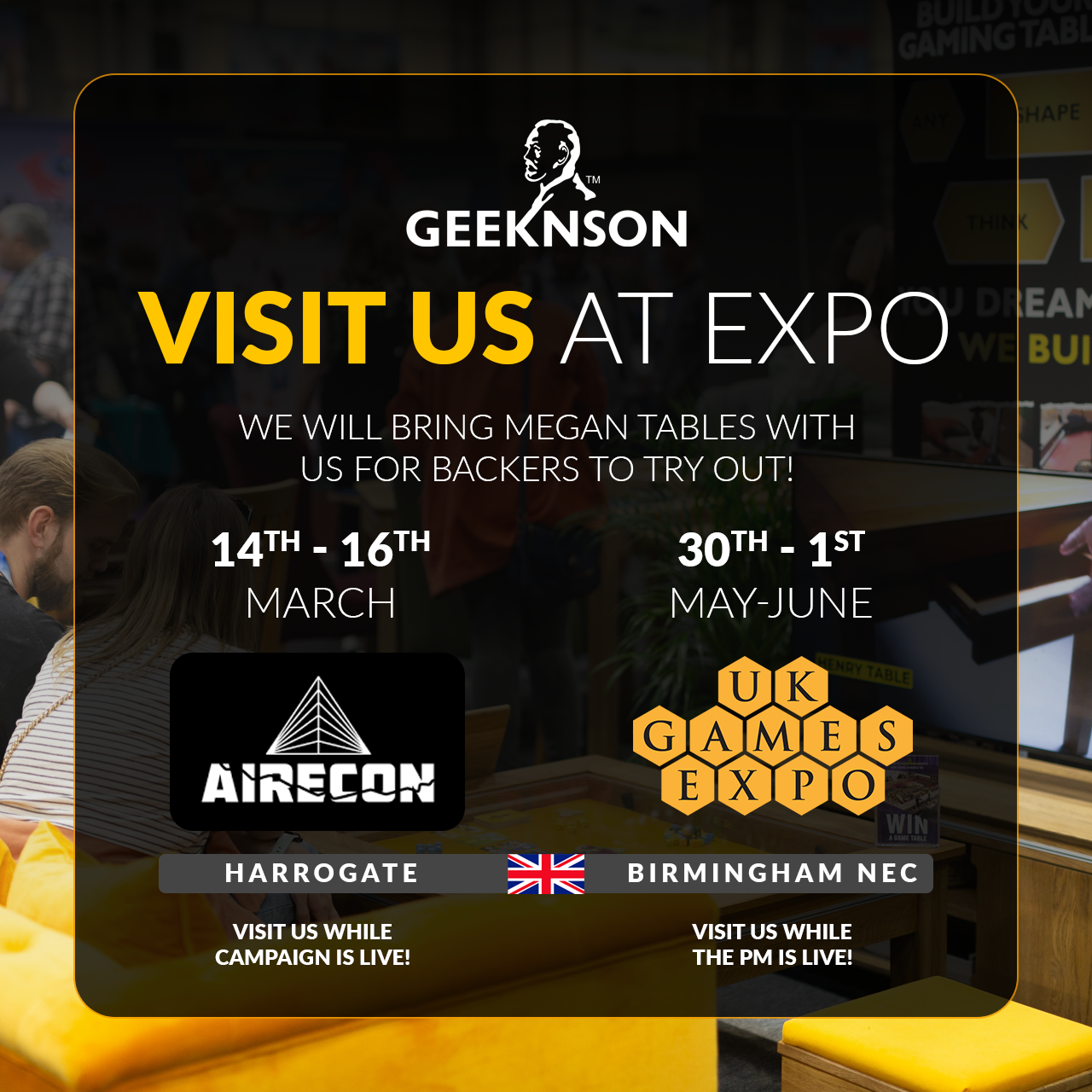 The Megan 2.0 Board Game Table by Geeknson by Geeknson Team Gamefound