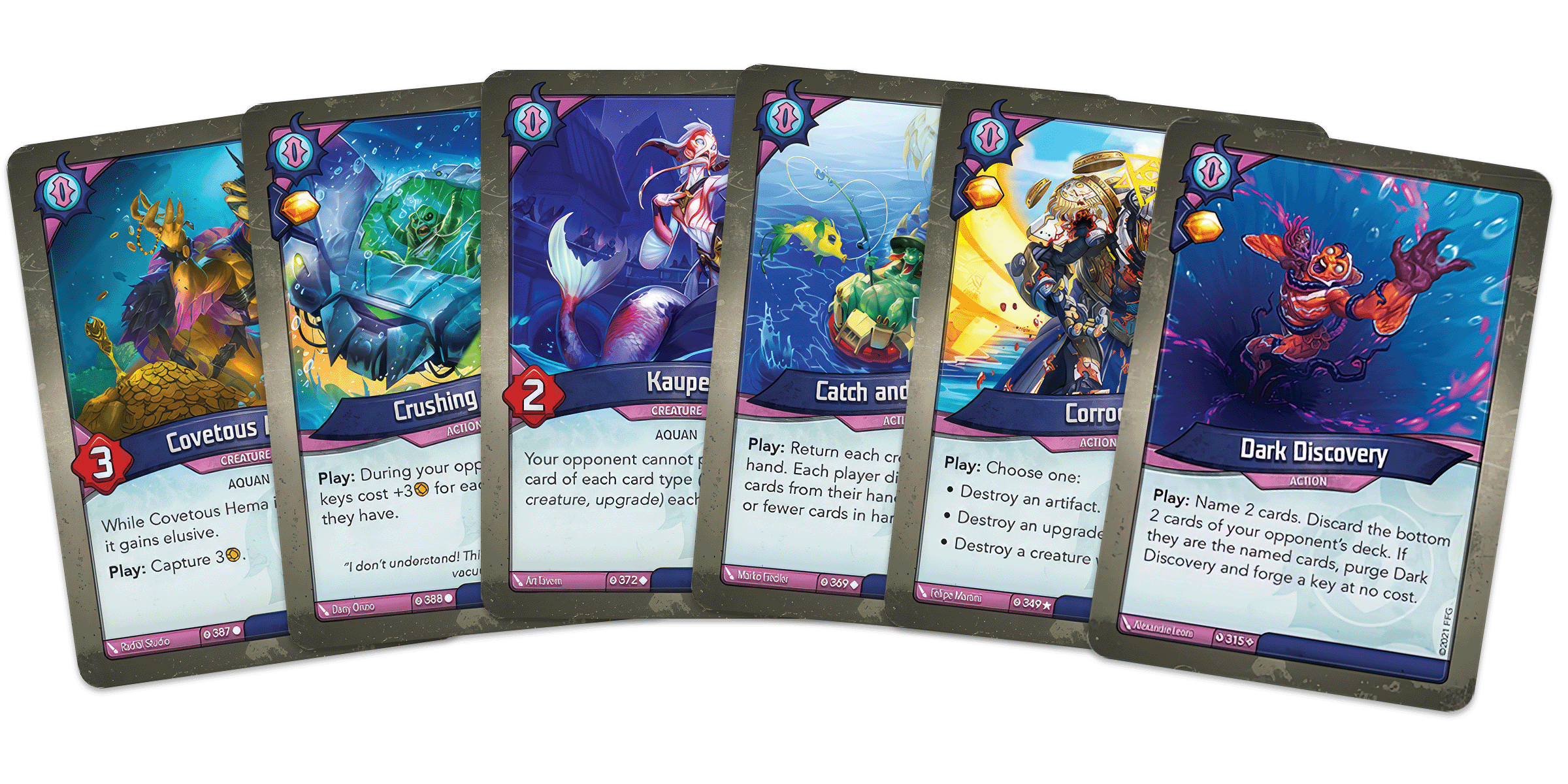 KeyForge: Grim Reminders by Ghost Galaxy - Previewing Ekwidon and  Unfathomable - Gamefound