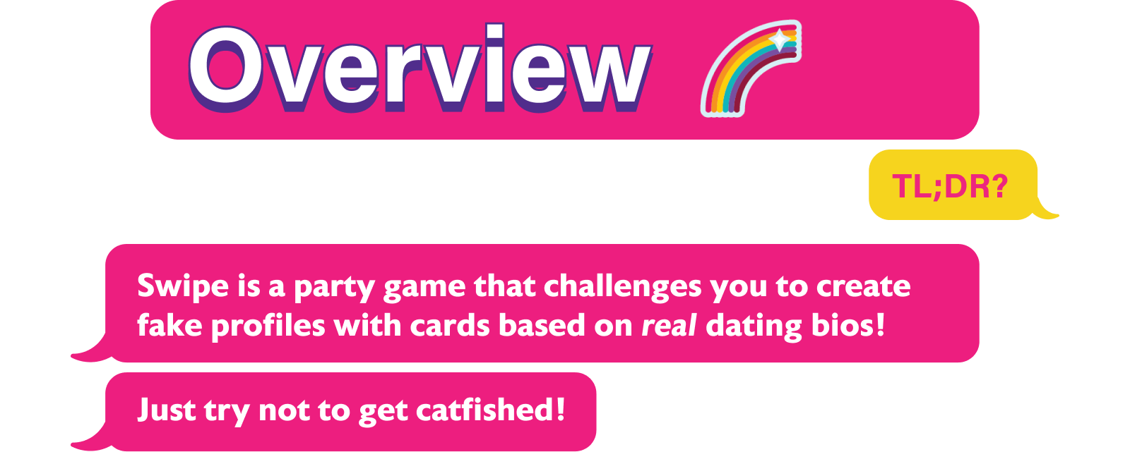 Swipe: a card game thats like online dating... but worse by Wigsphere ...