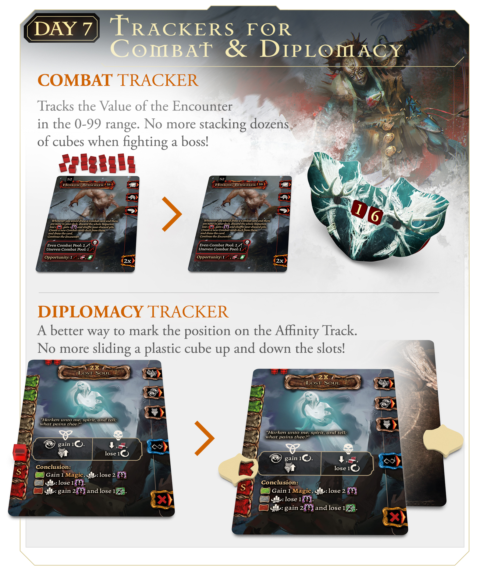 Awaken Realms Tainted Grail: Kings of Ruin Board Game Stretch Goals Expansion - Unlock Additional Adventures and Enhancements! Ages 14+, 1-4 Players, 2-3 Hour Playtime, Made by Awaken Realms main image 1