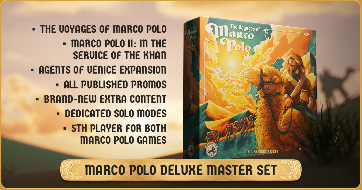 Marco Polo Deluxe Master Set by Board&Dice - Gamefound