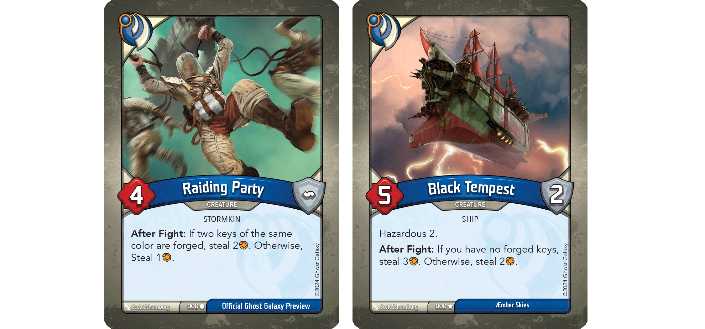 Æmber Skies by Ghost Galaxy Introducing House Skyborn Gamefound