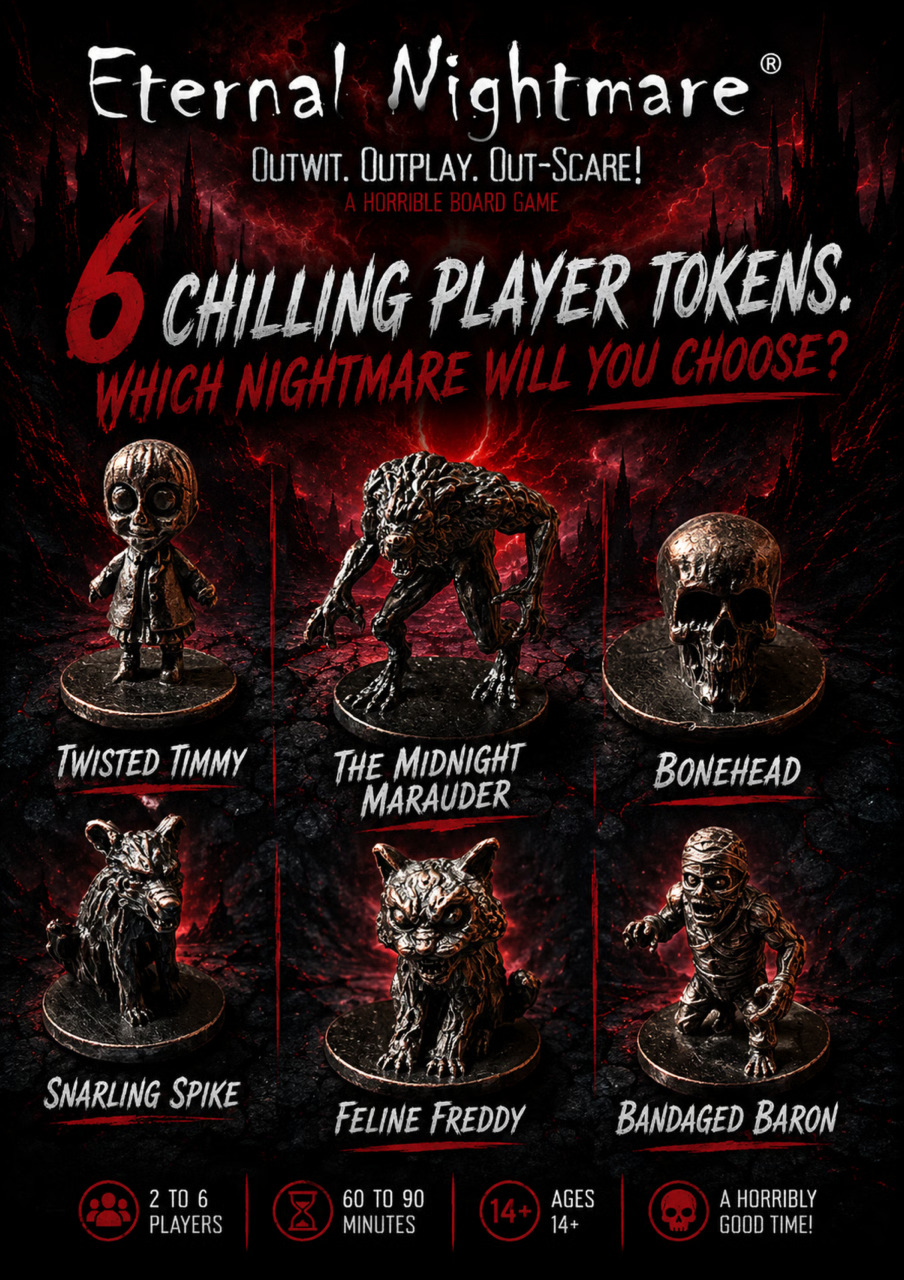 Metal Player Tokens