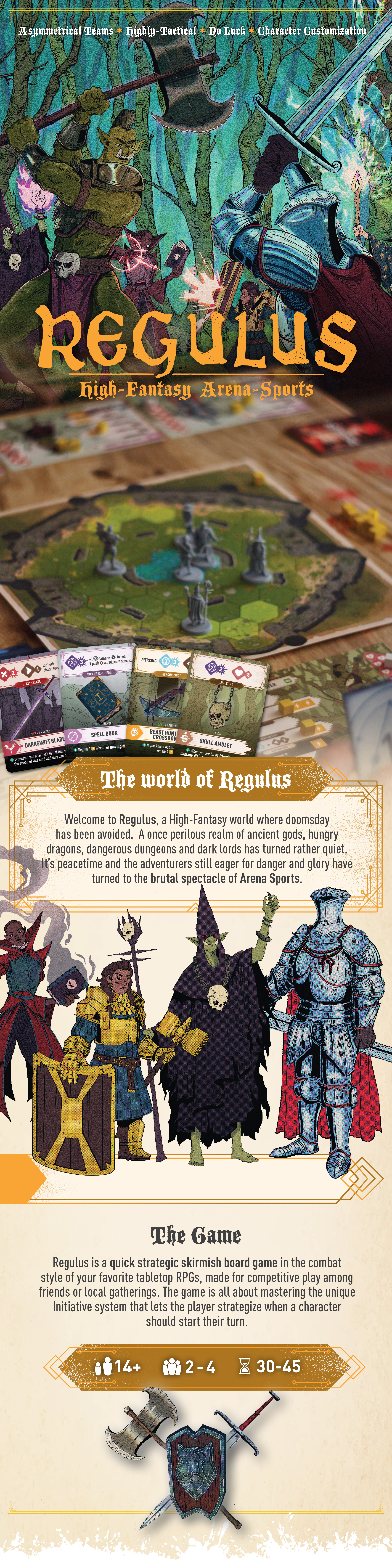 Regulus High-Fantasy Arena-Sports by The Prince of Games - Gamefound