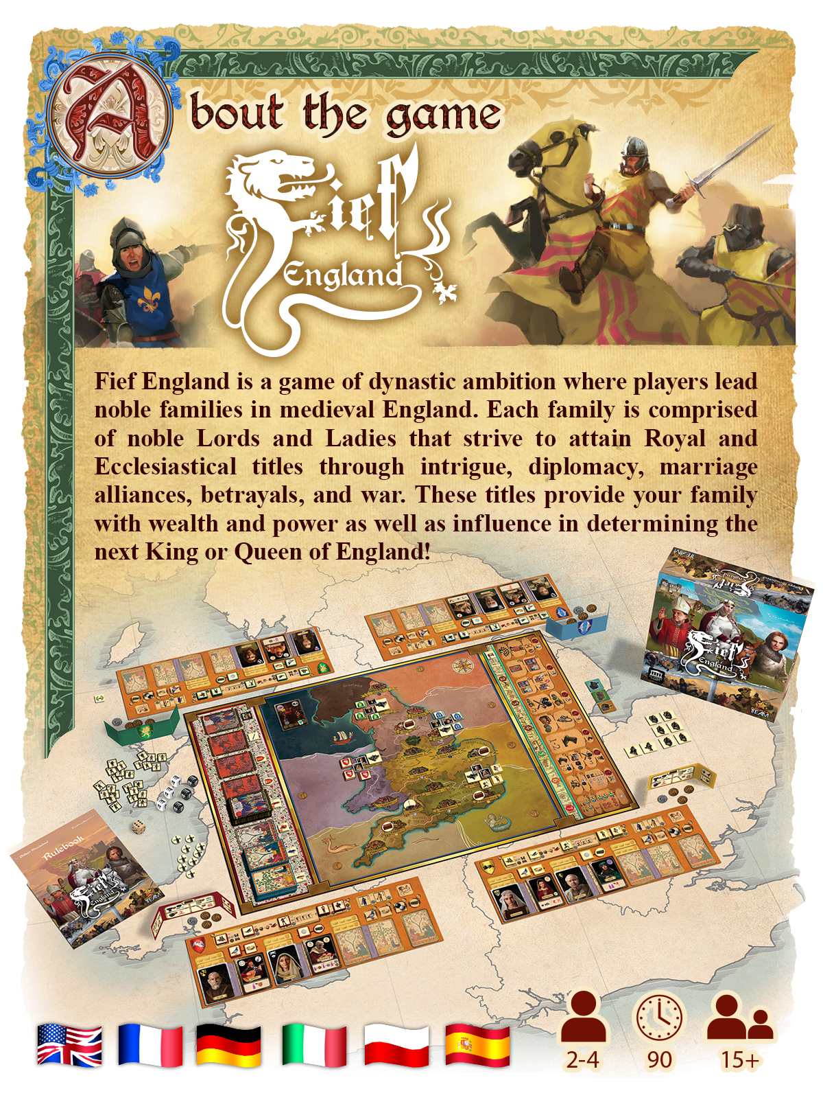 Fief England - Alliances, Treachery, and Power by Academy Games - Fief ...