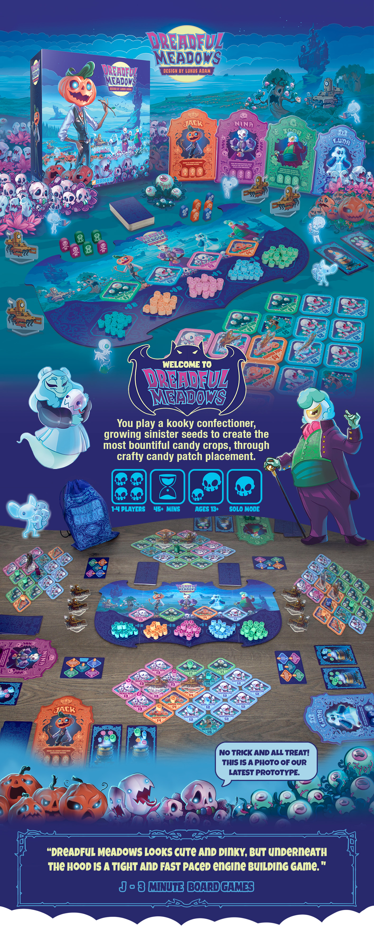 Arkus Games | Dreadful Meadows | Board Game | Base Game | Ages 13+ | 1-4 Players | English Arkus Games | Dreadful Meadows | Board Game | Base Game | Ages 13+ | 1-4 Players | English