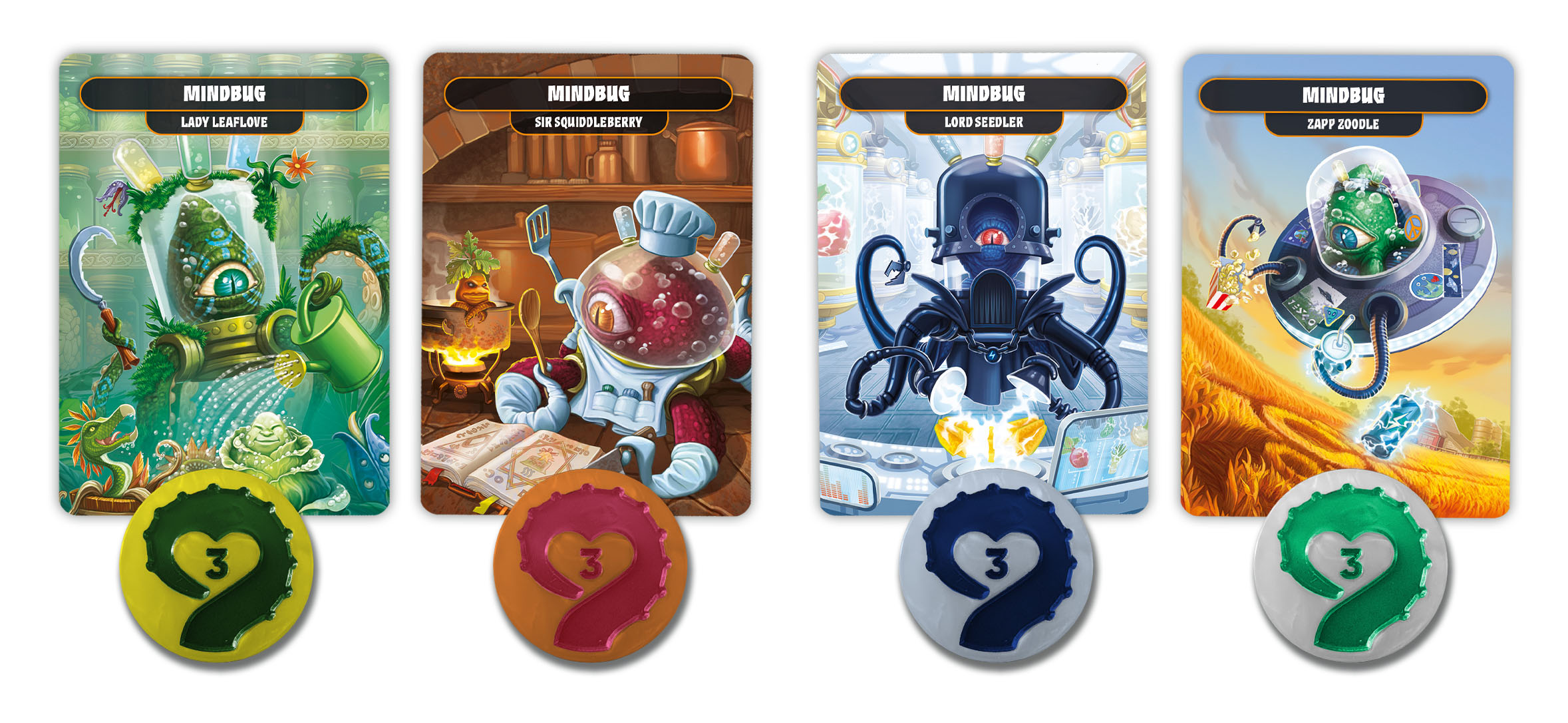 Mindbug Battlefruits by Nerdlab Games - Components Update and Shape the ...