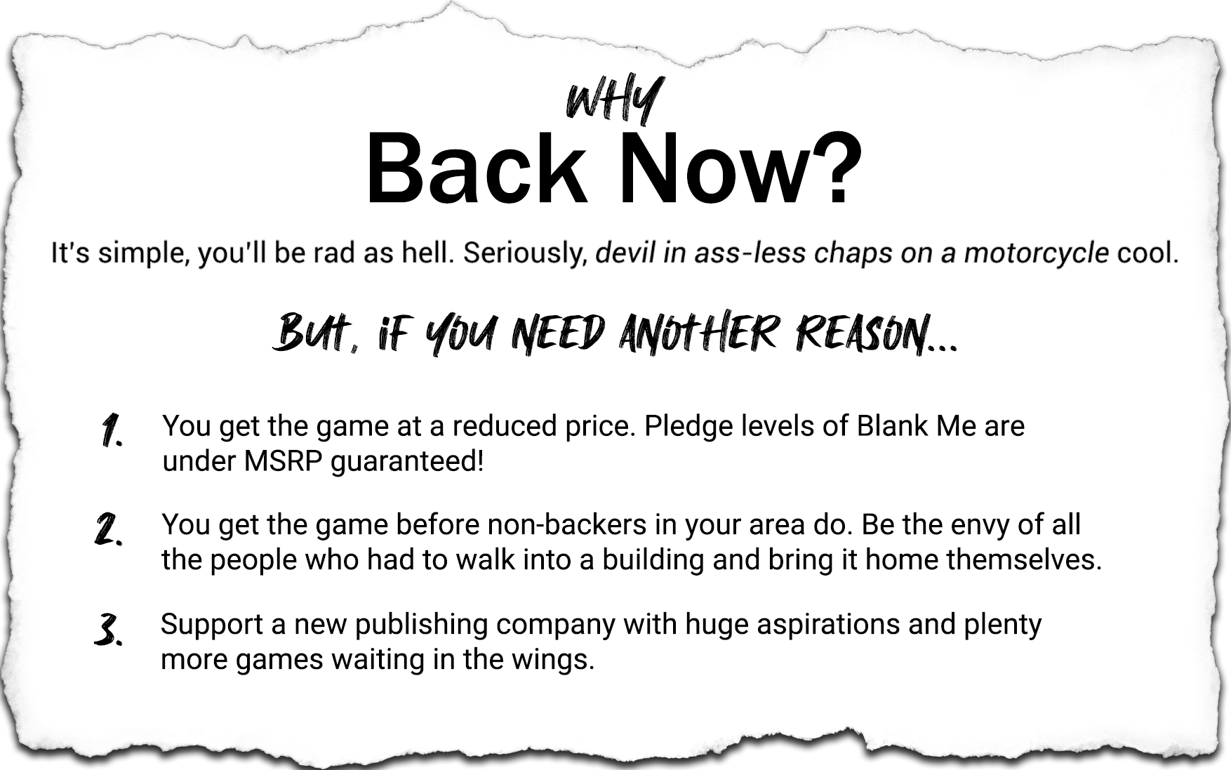 Blank Me. by Silverspire Games Gamefound