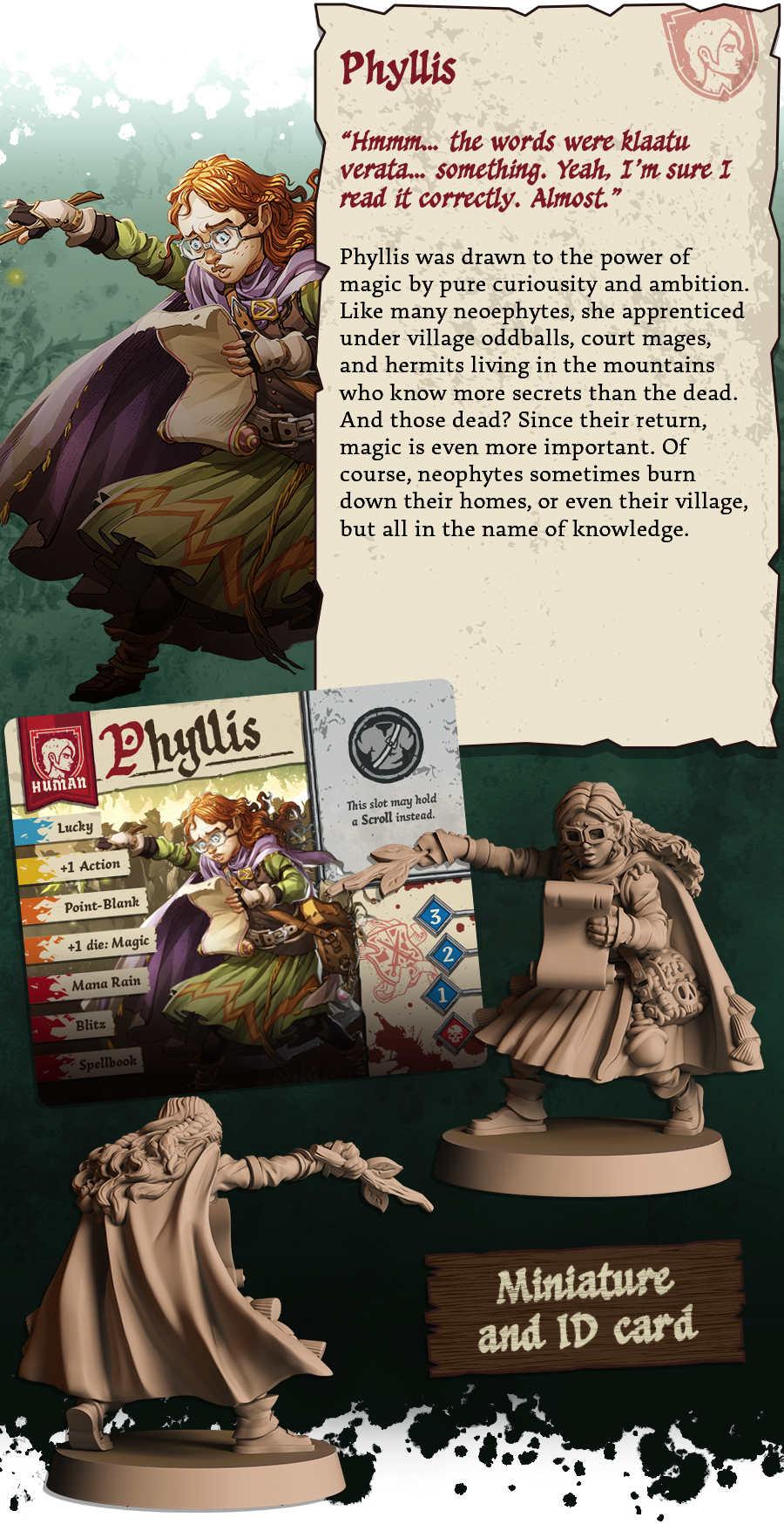 Zombicide: Dead Men Tales by Fantasy Flight Games - Plaguebearer Character  Set and Black & Gold Dice! - Gamefound