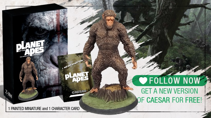Planet of the Apes - The Miniatures Board Game by Z or Alive
