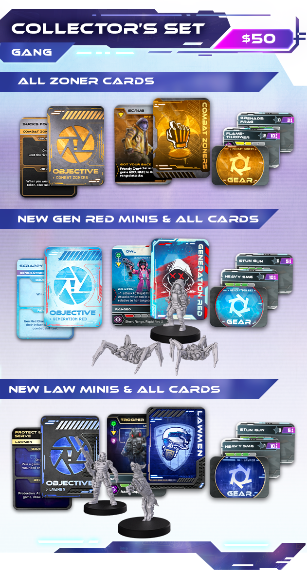 MFC's Cyberpunk RED: RPG Character Card Pack for Combat Zone!
