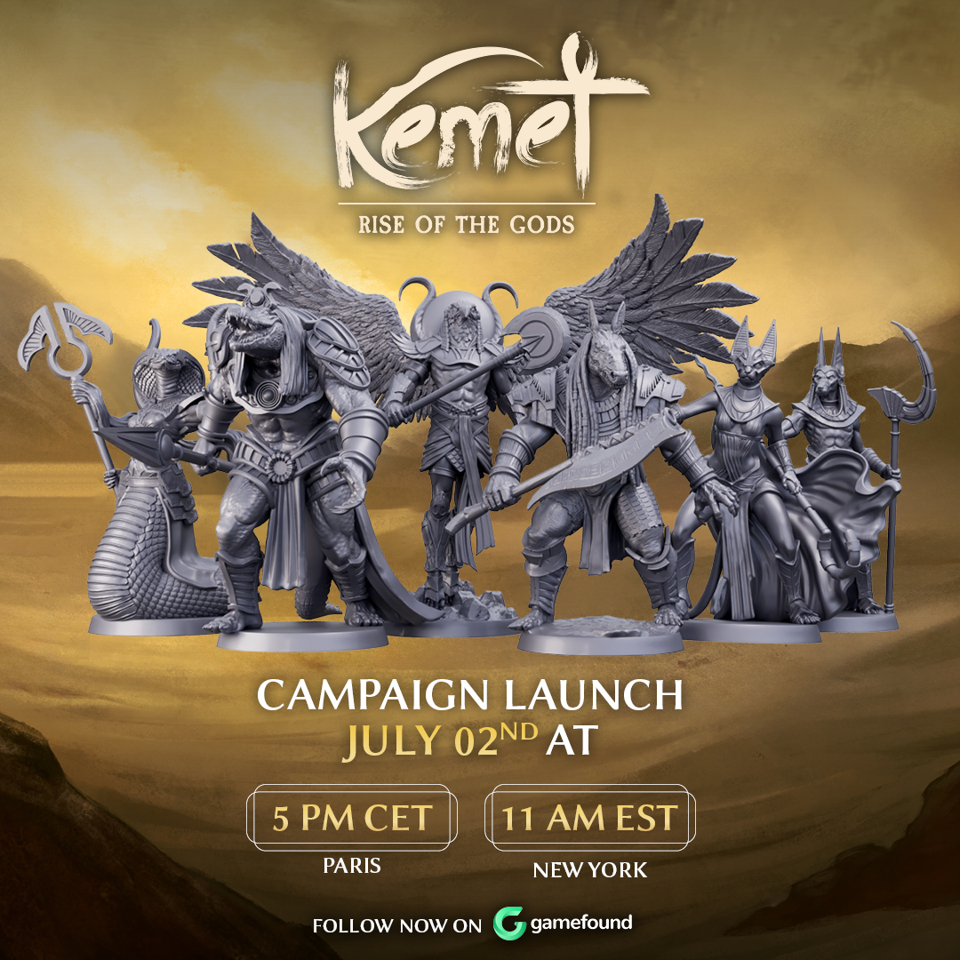 Kemet Rise of the Gods by Matagot Precampaign update 6 Discover