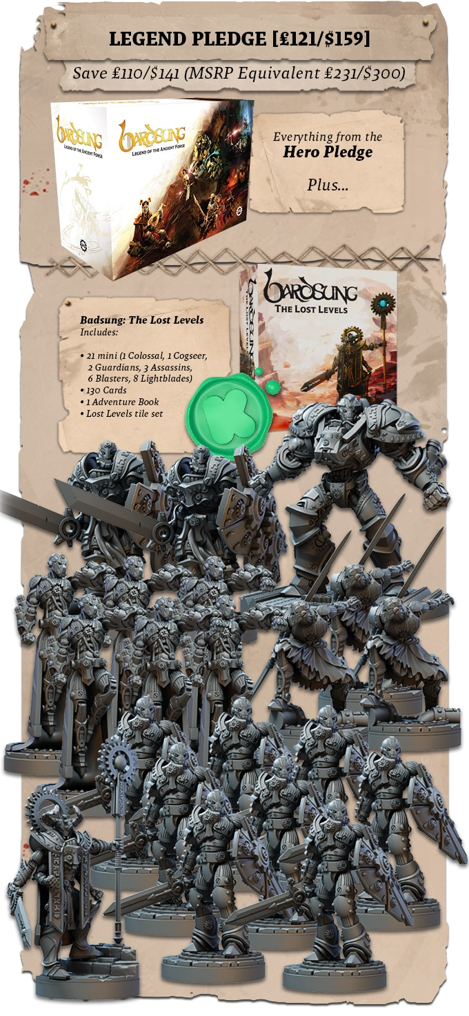 Bardsung by Steamforged Games - Bardsung Pledge (All-In) - Gamefound