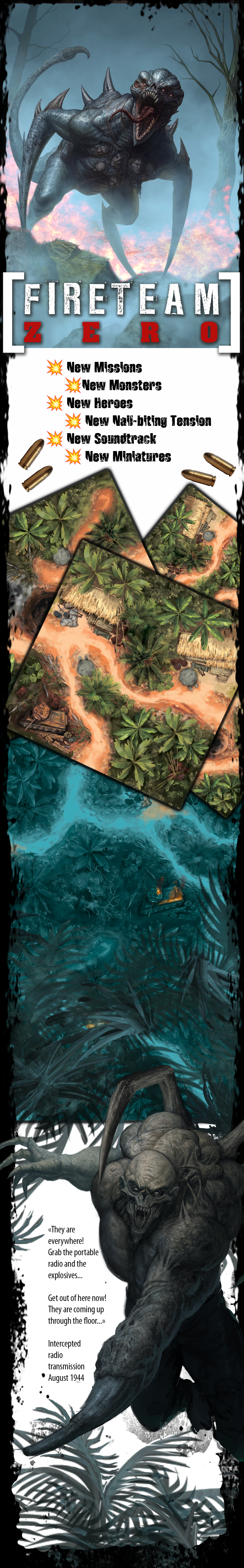 Cartes Objectif En Français - Jeu Fireteam Zero, Occasion (voir Photo)