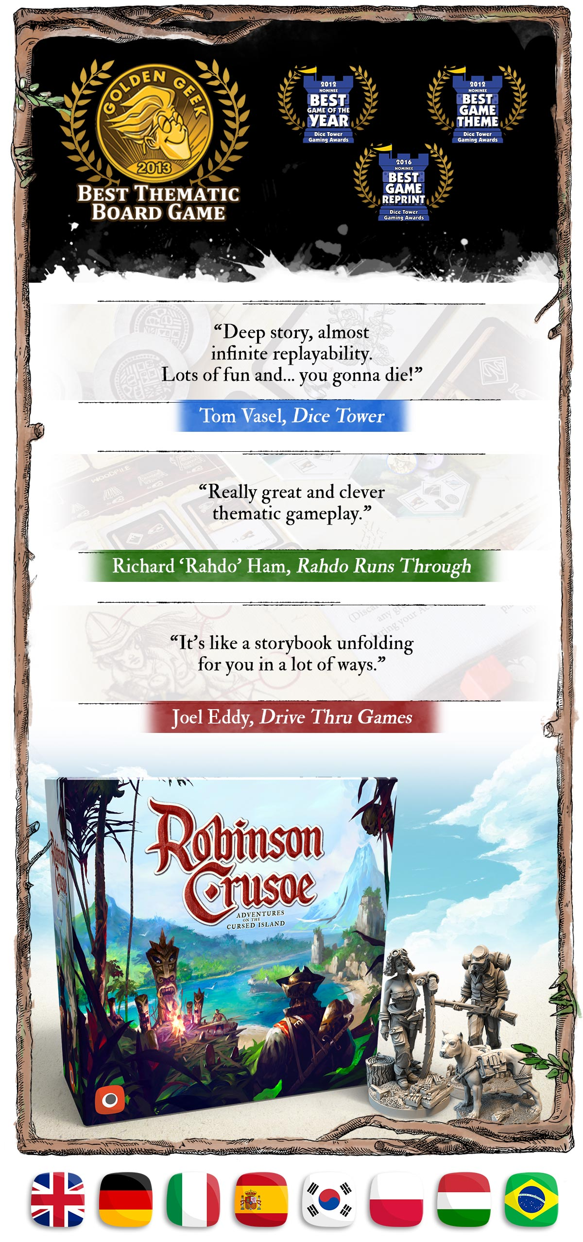 Robinson Crusoe - Collector's Edition by Portal Games - Clear card