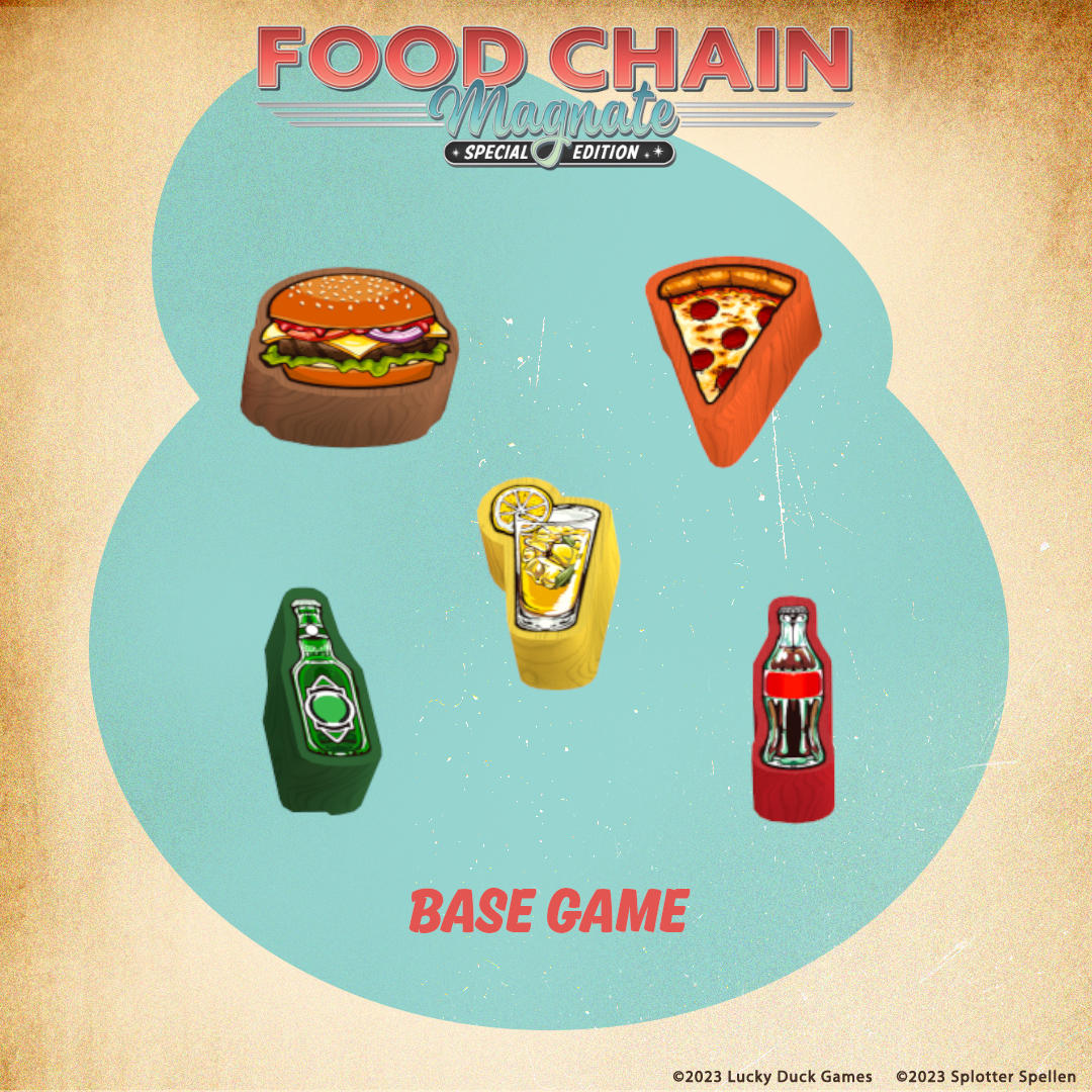 Food Chain Magnate Special Edition by Lucky Duck Games A Big O'Bag