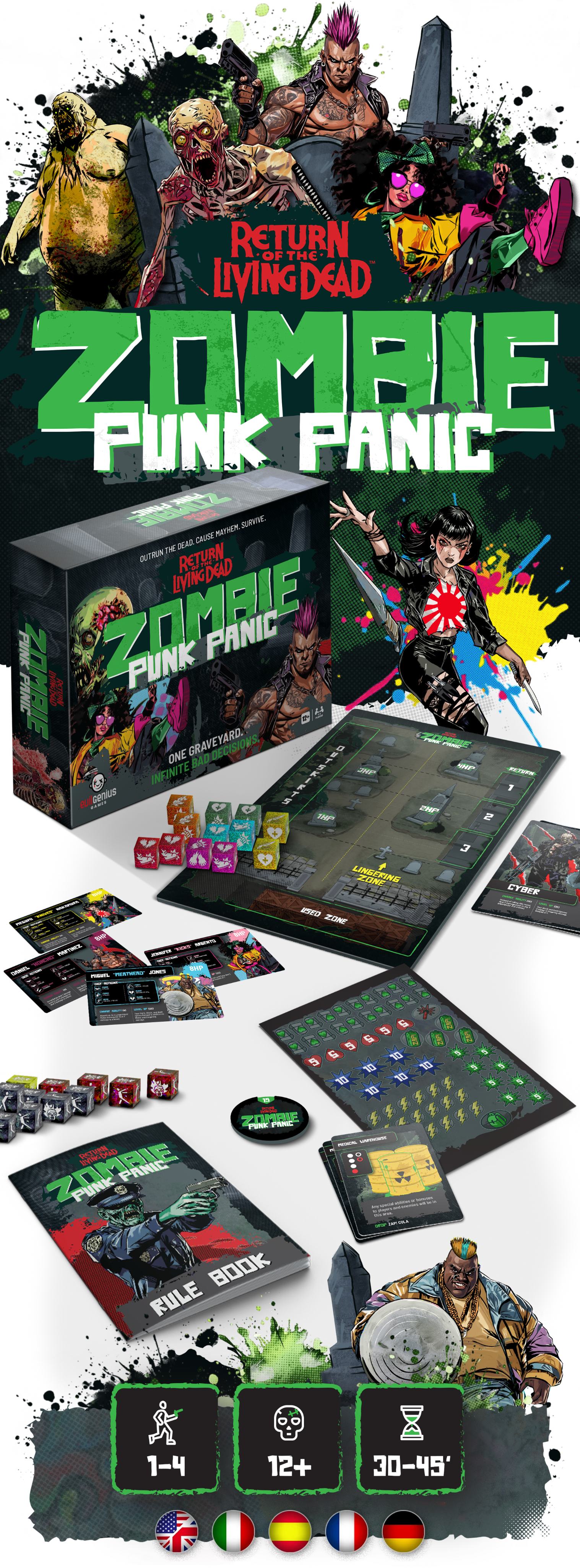 Return of the Living Dead's Zombie Punk Panic by Evil Genius Games