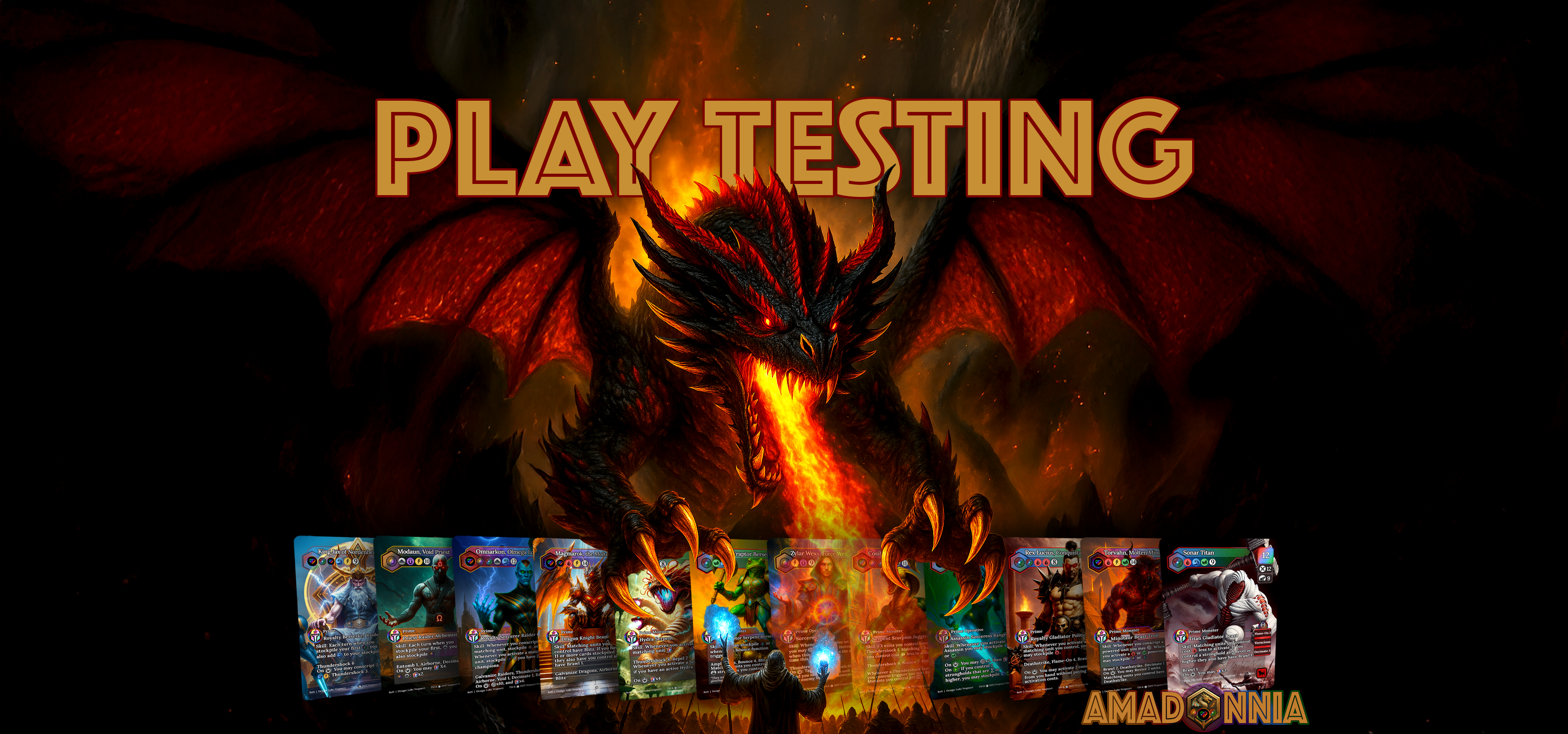 Play Test - Amadonnia Banner