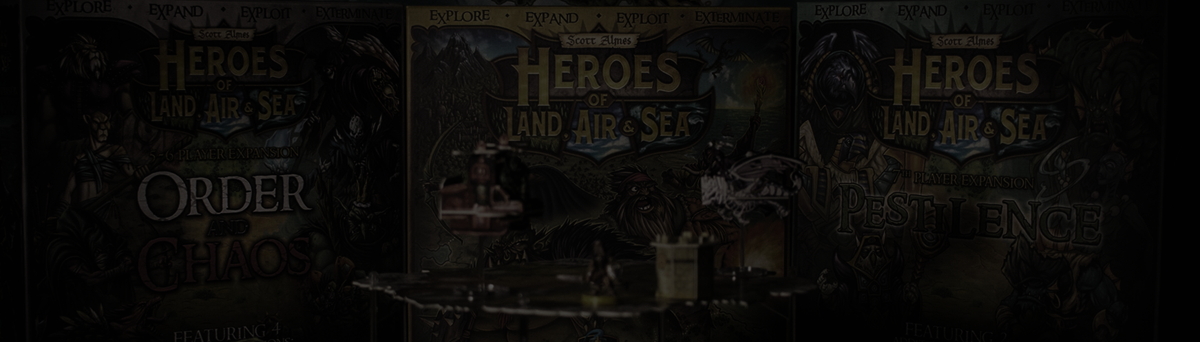 Heroes of Land, Air & Sea - Deluxe Reprint by Michael Coe - Gamelyn Games